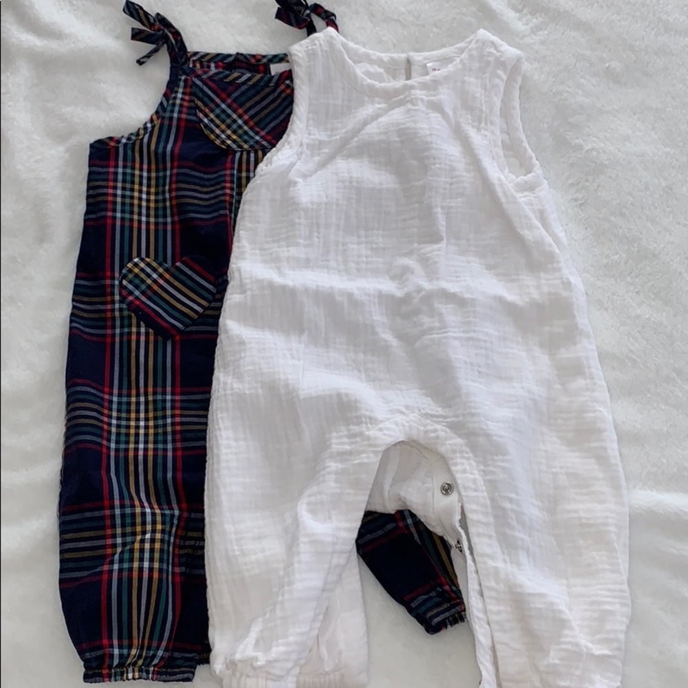 NWOT BUNDLE Hanna Anderson Rompers, 6-12m